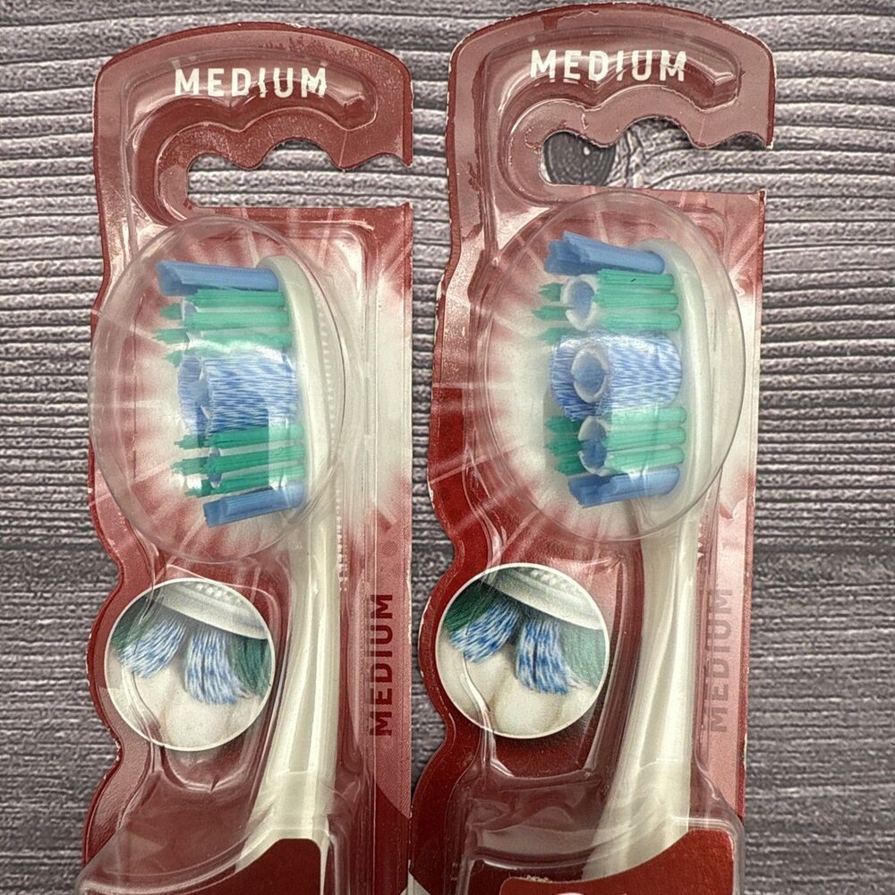 Colgate 360 Optic Whitening Stain Removal Toothbrush Medium Bristle - Pack of 2
